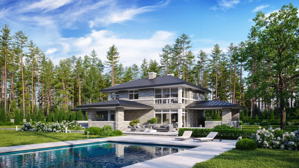 Projekt domu dla rodziny 2+2 willa NewHouse 705 Modern House