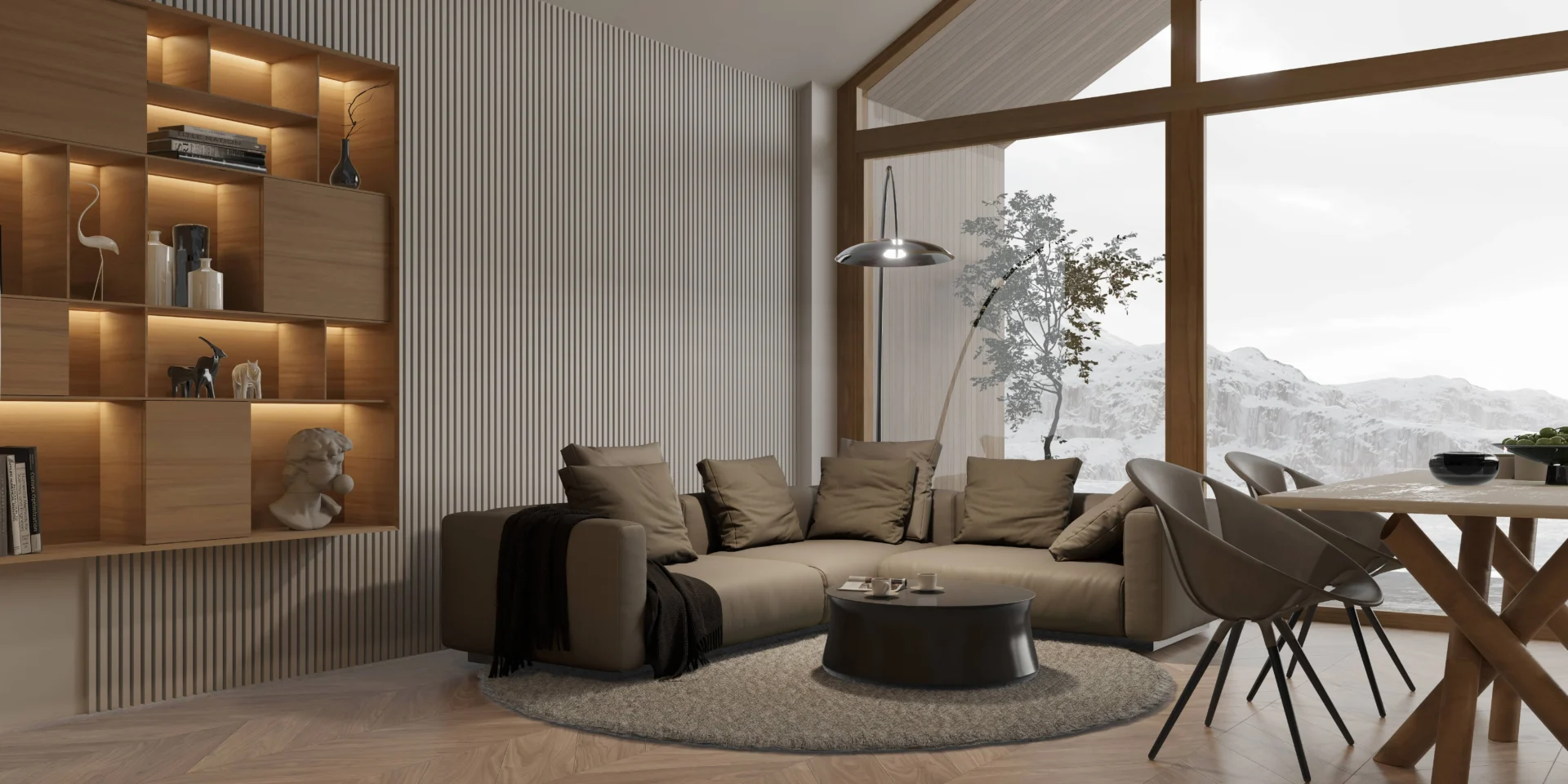 Strefa-wypoczynkowa-z-biblioteczką-projekt-gotowy-domu_parterowego-modern-house-new-house-714-G2