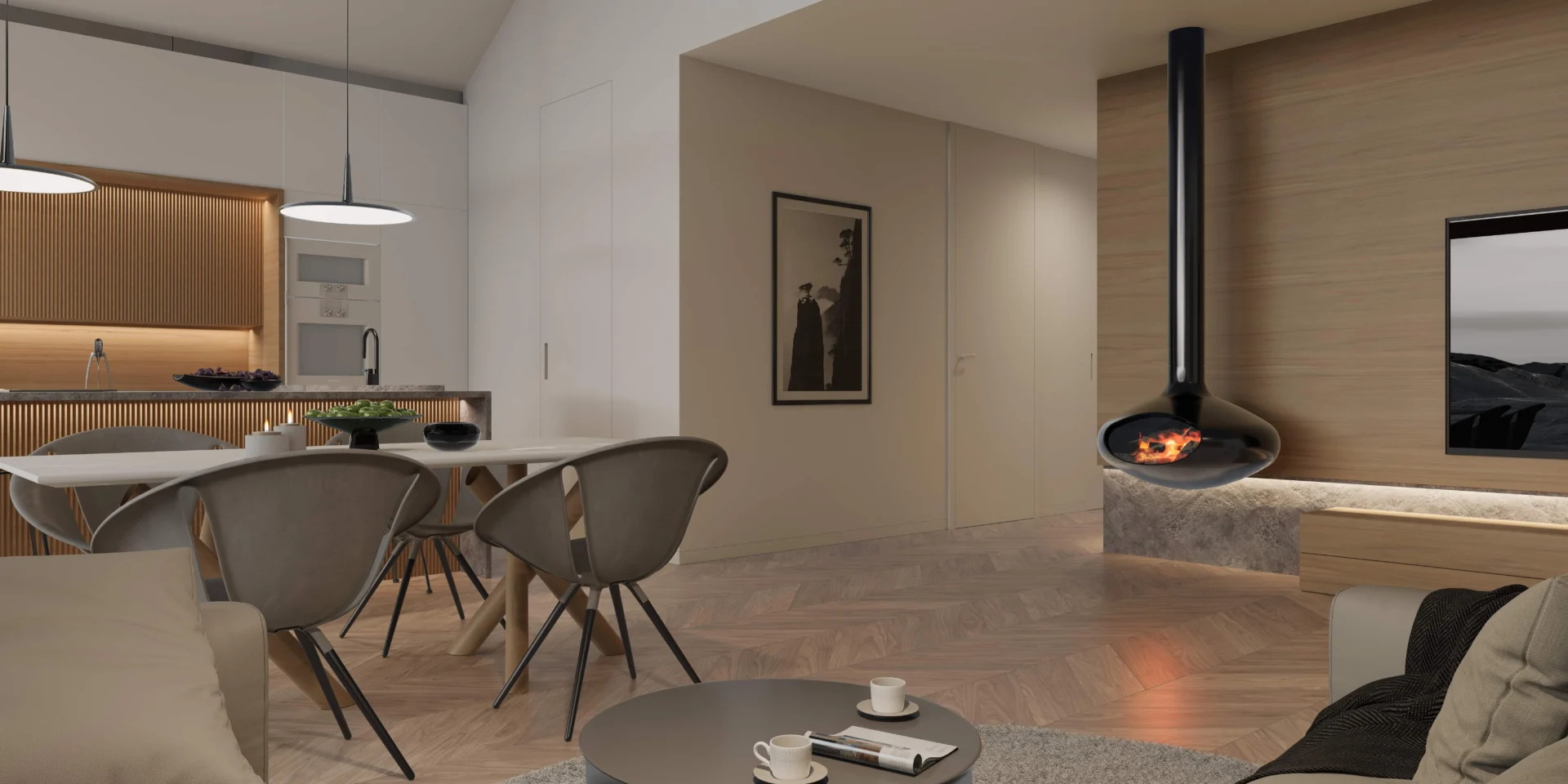 kącik-wypoczynkowy-z-widokiem-na-wiszący-kominek-modern-house-new-house-716