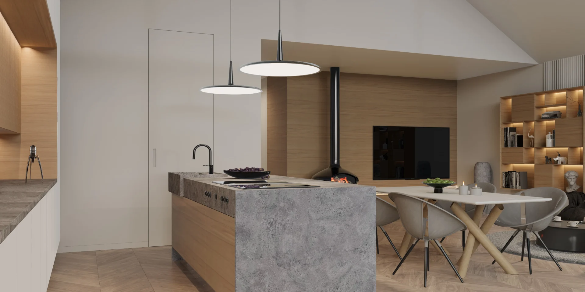 widok-na-strefę-dzienną-w-projekcie-domu-z-wysokim-sufitem-modern-house-new-house-714-G2