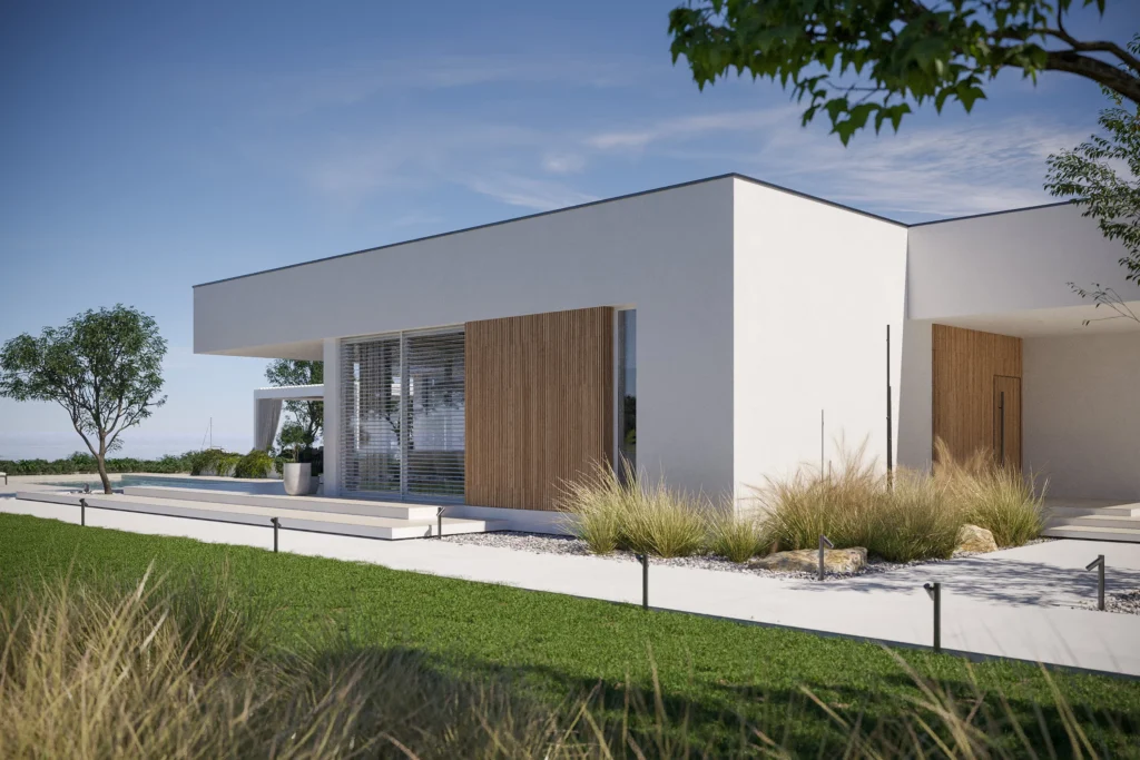 Energooszczędny projekt domu NewHouse 702, projekt domu parterowego z płaskim dachem