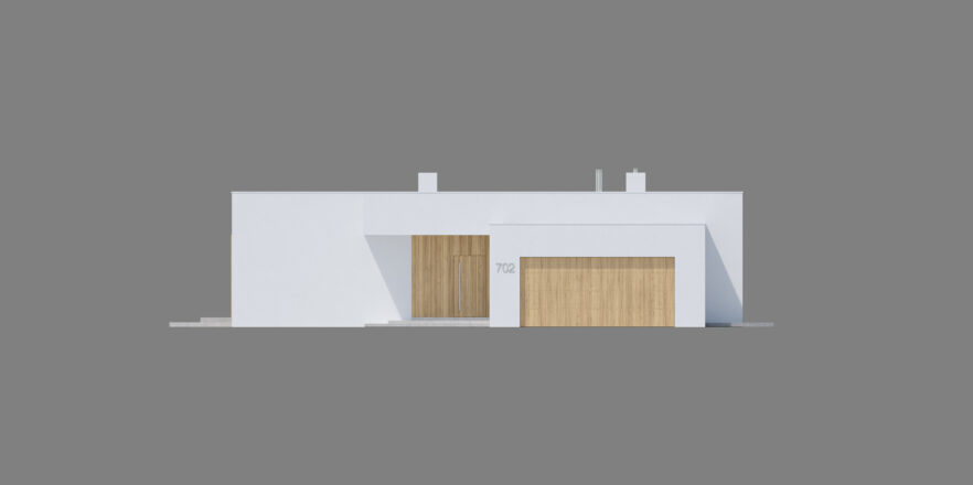 Elewacja-frontowa-w-projekcie-nowoczesnego-domu-parterowego-z-garażem-dwustanowiskowym-MODERN-HOUSE-New-House-702