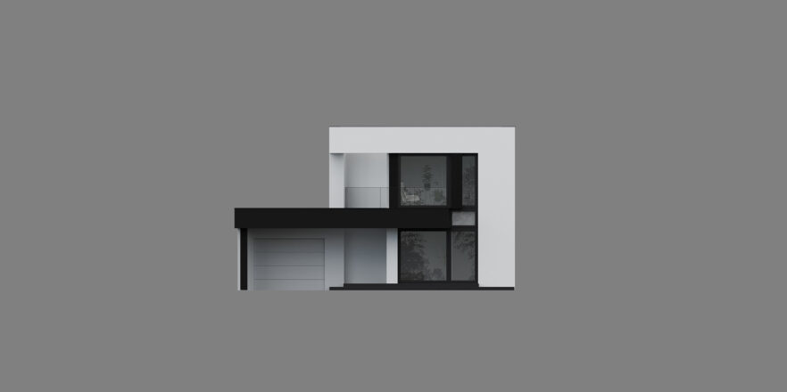 Elewacja-frontowa-małego-budynku-piętrowego-z-garażem-modern-house-new-house-744-G1