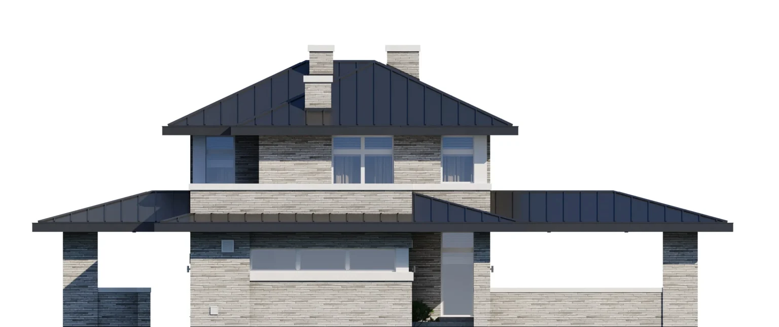 Elewacja boczna rezydencja NewHouse 705