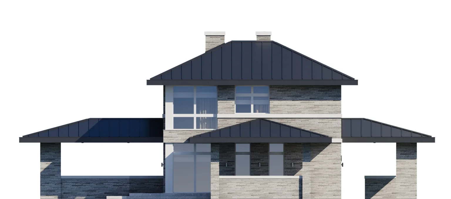 Elewacja boczna rezydencja NewHouse 705