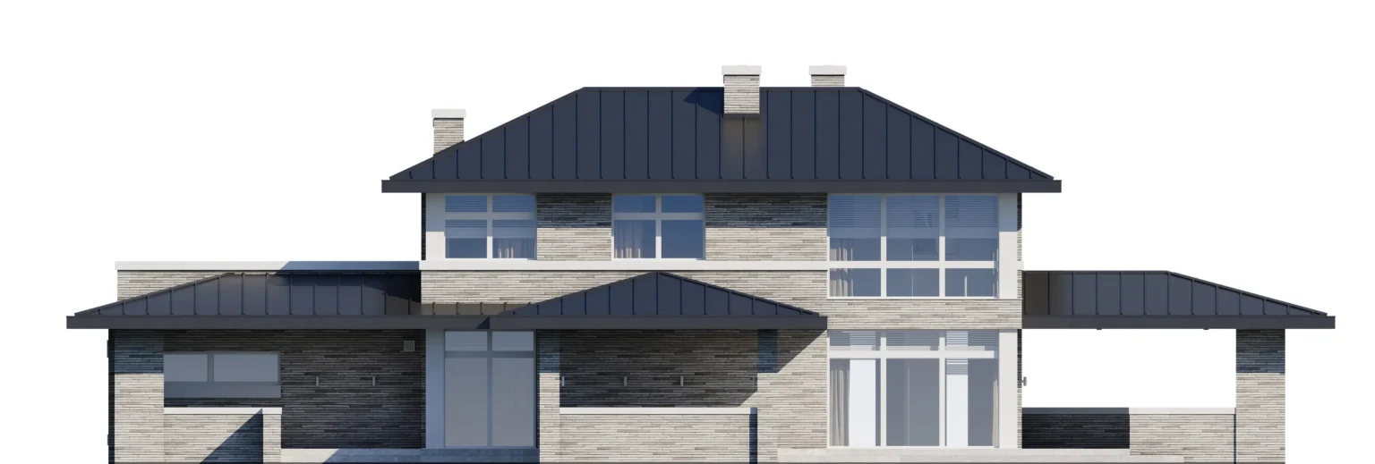 Elewacja ogrodowa rezydencja NewHouse 705