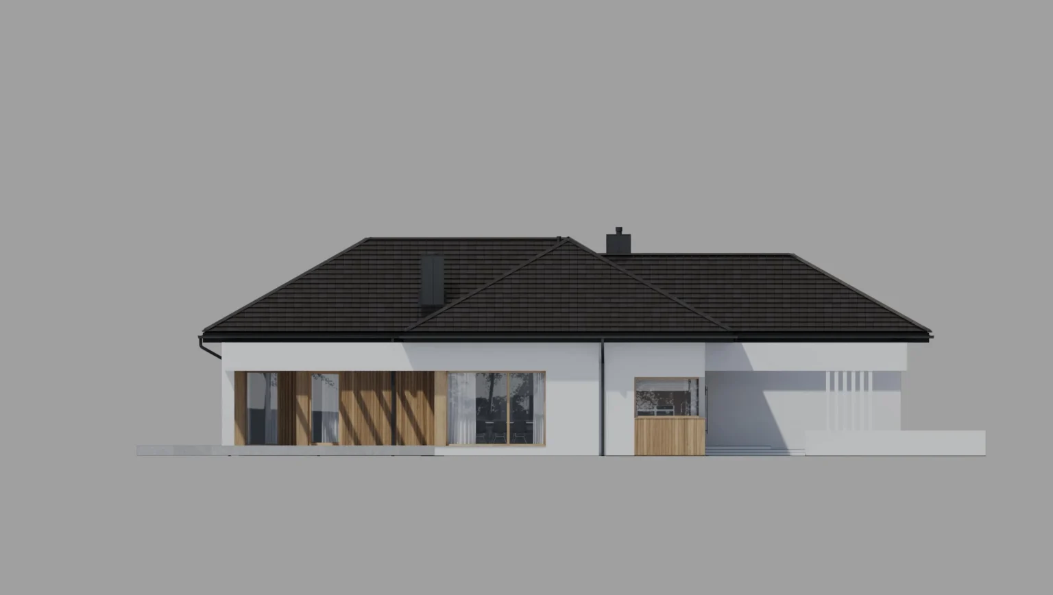 elewacja-boczna-nowoczesnej-parterówki-z-garażem-dwustanowiskowym-modern-house-new-house-708