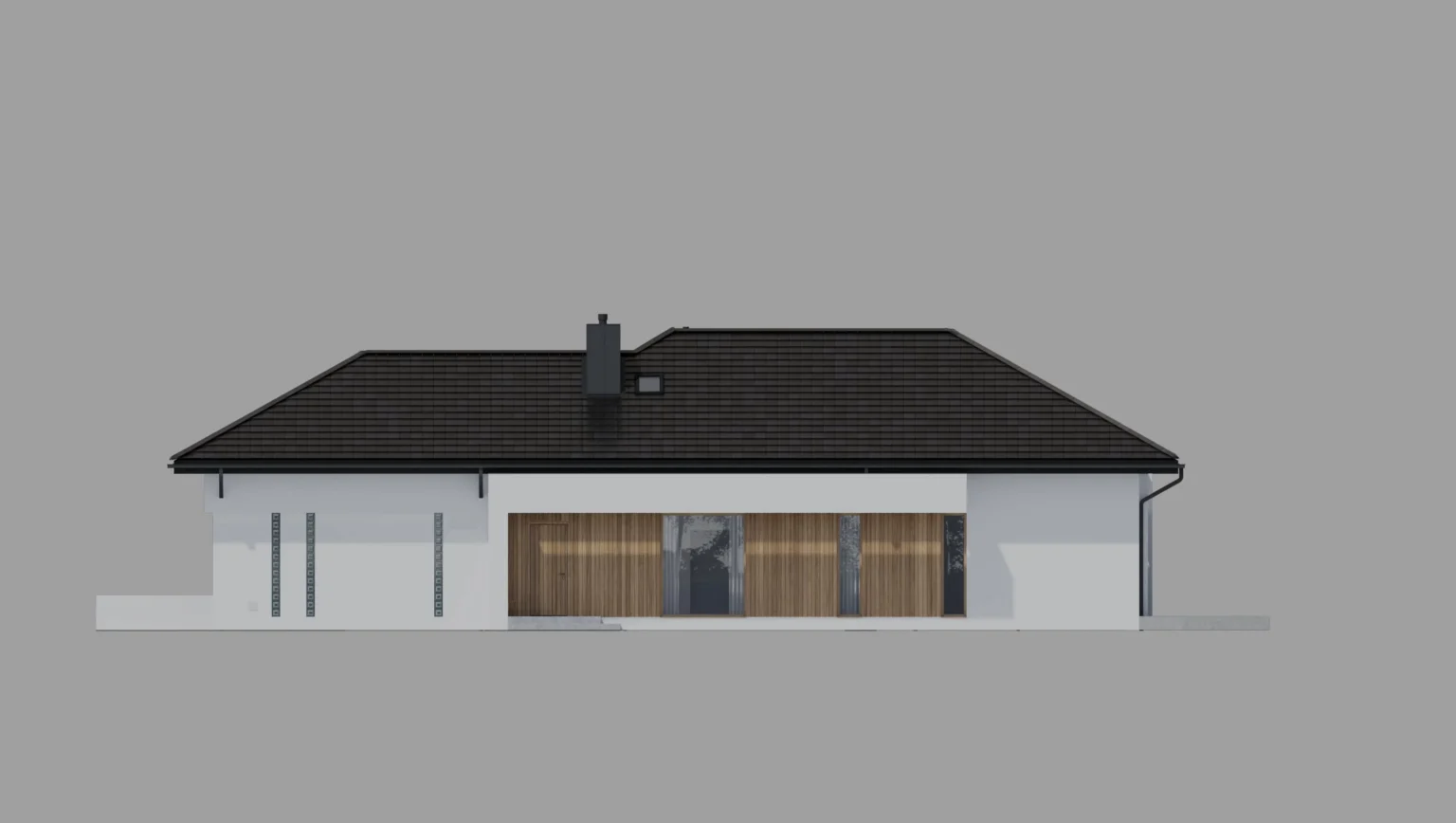 elewacja-boczna-nowoczesnej-parterówki-z-garażem-dwustanowiskowym-modern-house-new-house-708