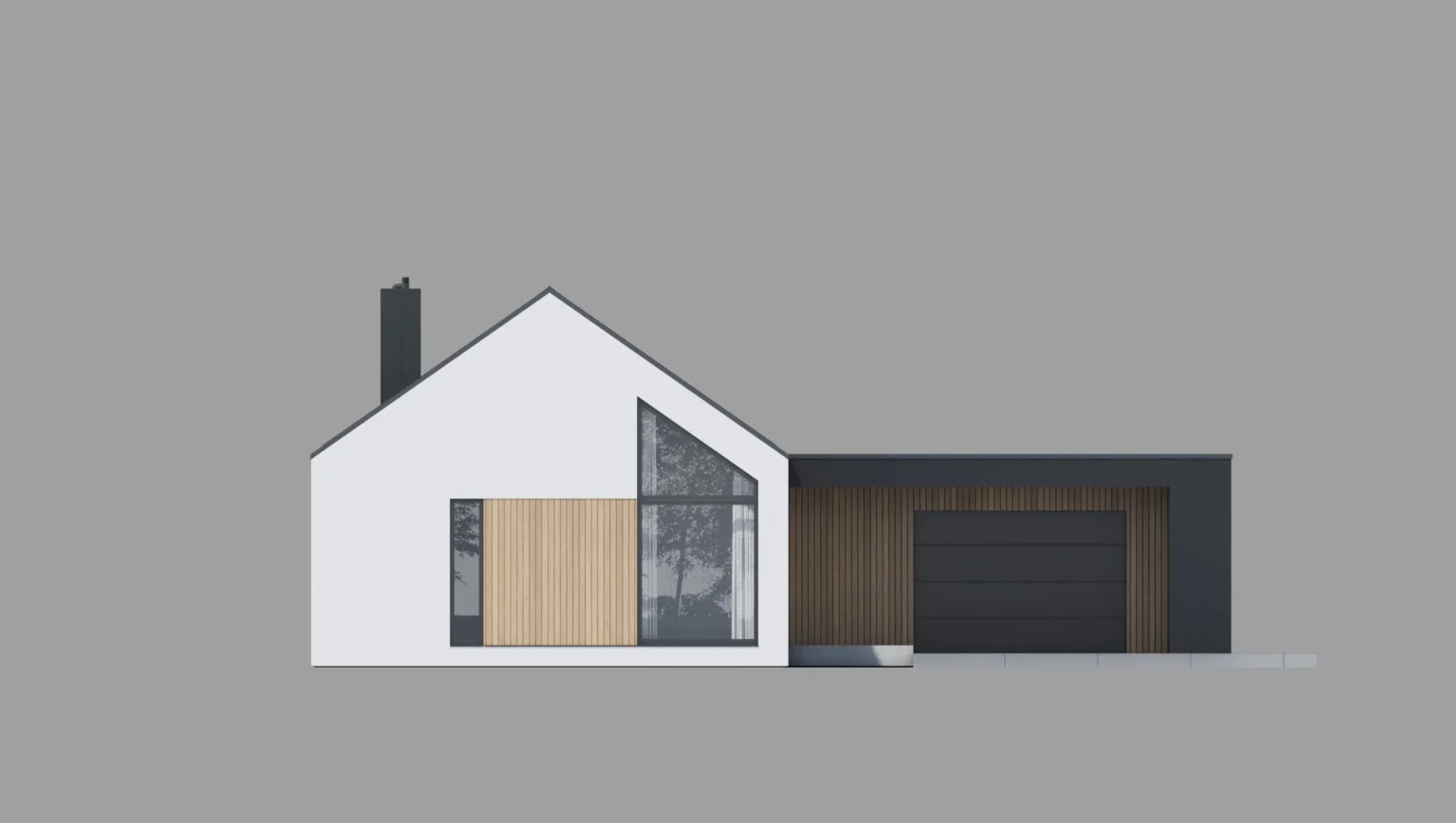 Elewacja frontowa Modern House NewHouse 719