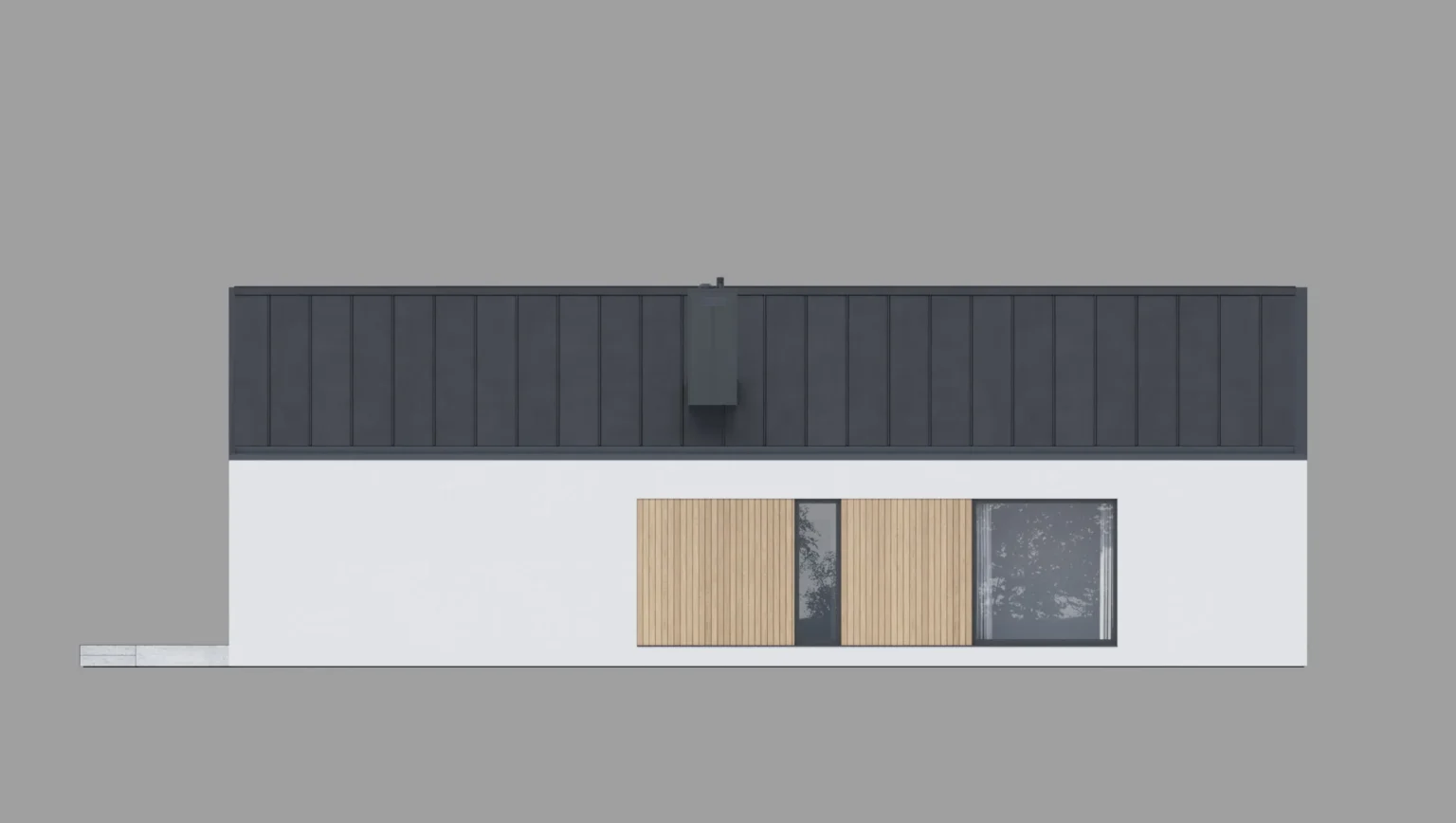 Elewacja boczna Modern House NewHouse 719