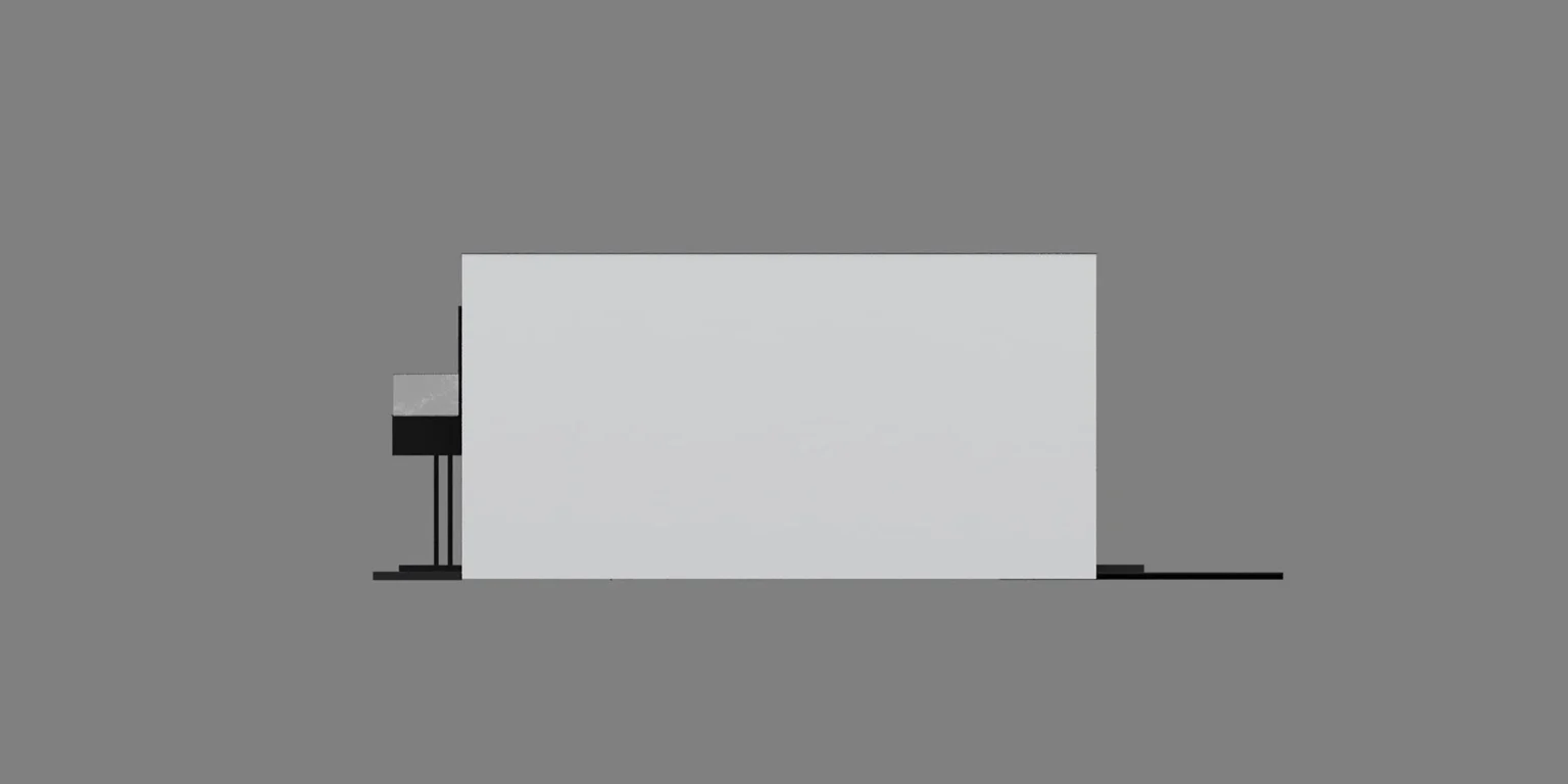 Elewacja boczna projekt domu piętrowego NewHouse 744 G1