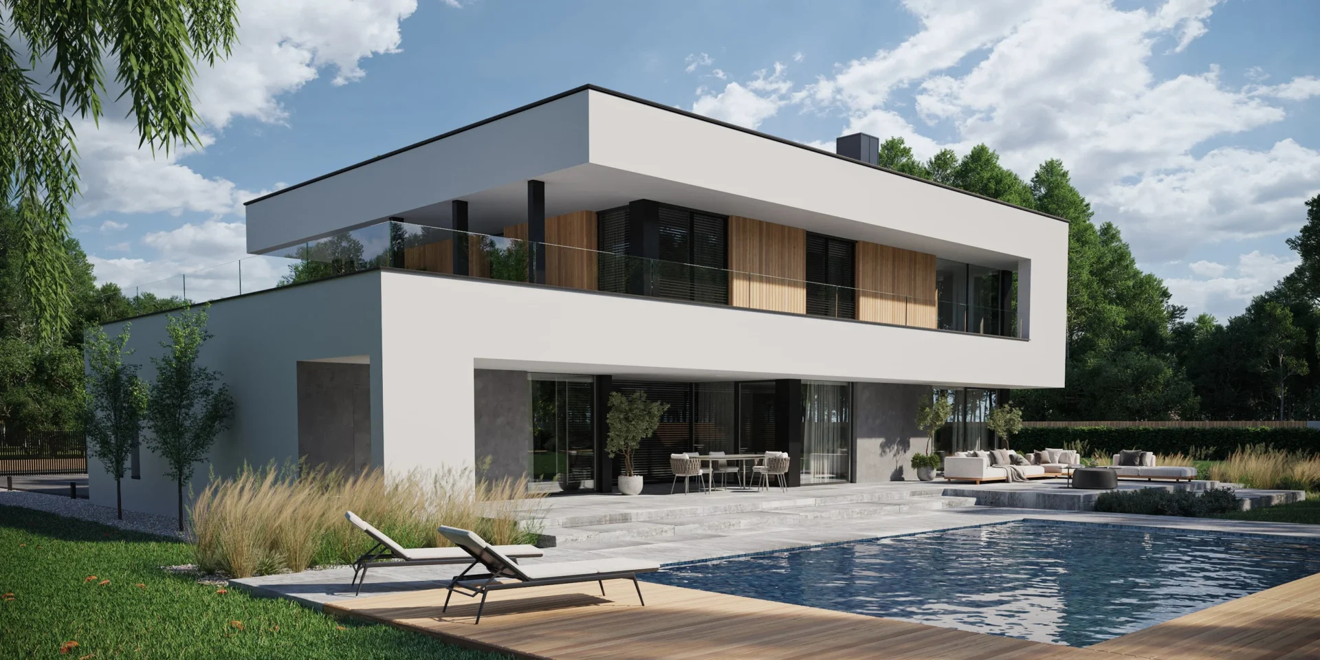 Nowoczesna-bryła-projektu-Modern-House-new-house-727w1