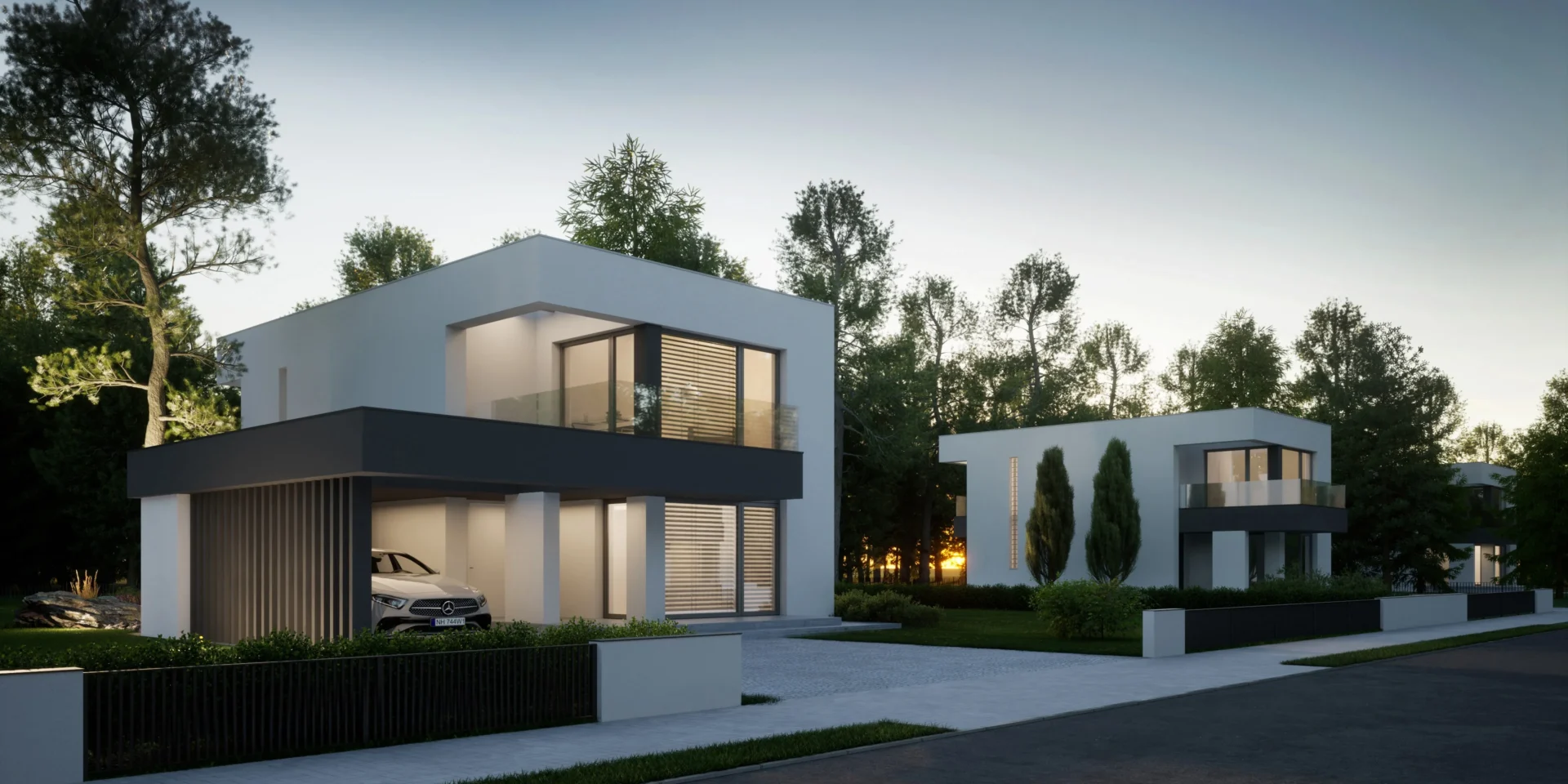 Gotowy-projekt-domu-NewHouse-744-jednorodzinny-piętrowy-z-wiatą