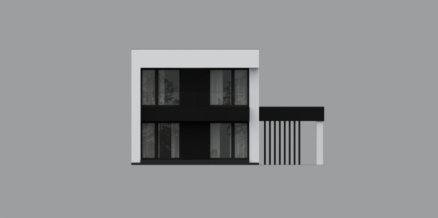 Widok-elewacji-z-dużymi-oknami-projekt-modern-house-new-house-744-w1