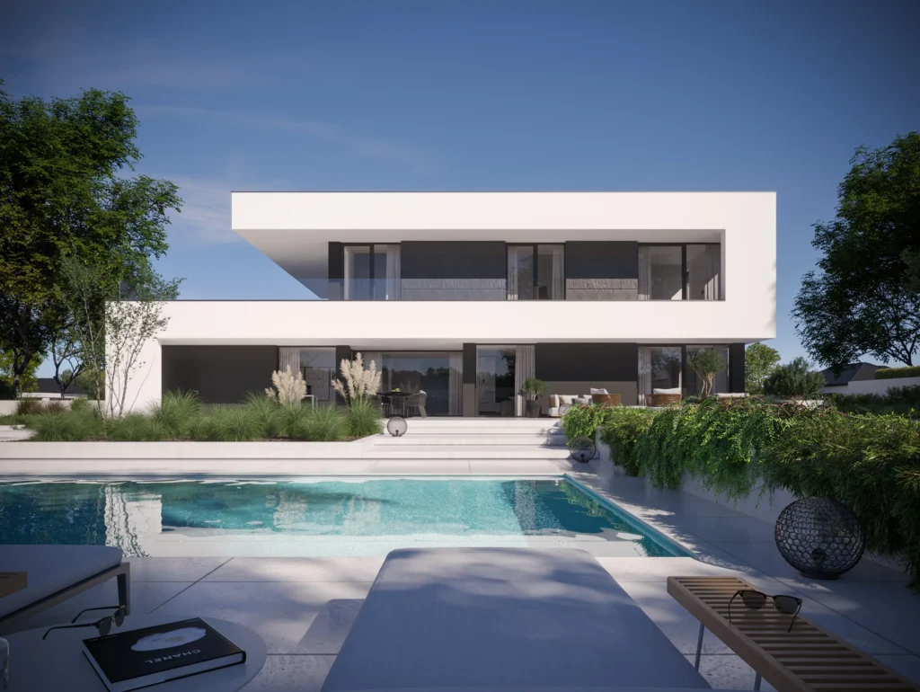 Nowoczesny projekt domu z płaskim dachem Modern House NewHouse 726