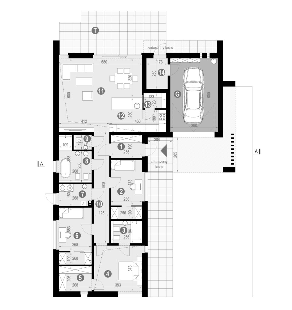 układ-pomieszczeń-w-domu-parterowym-w-kształcie-litery-L-modern-house-new-house-719w1