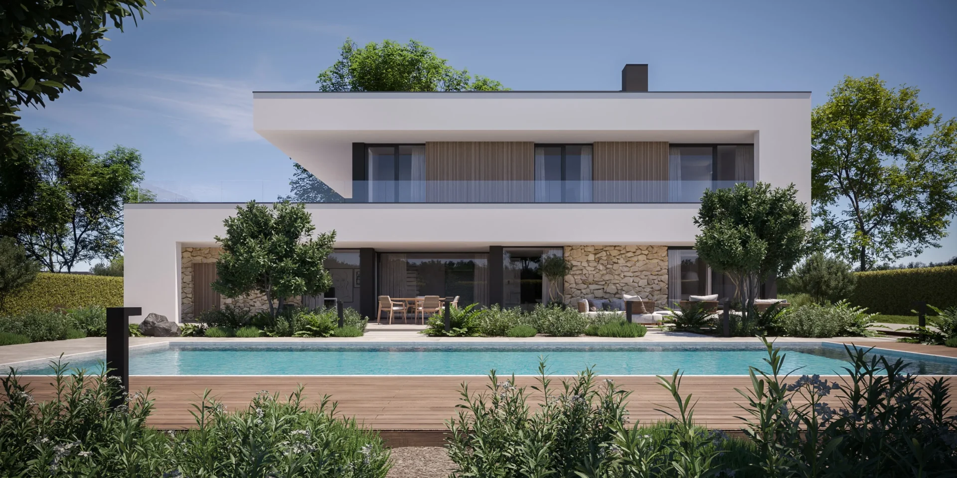 Katalogowy projekt domu New House 726 w1, piętrowy, o powierzchni 186 m2, z dachem kopertowym.