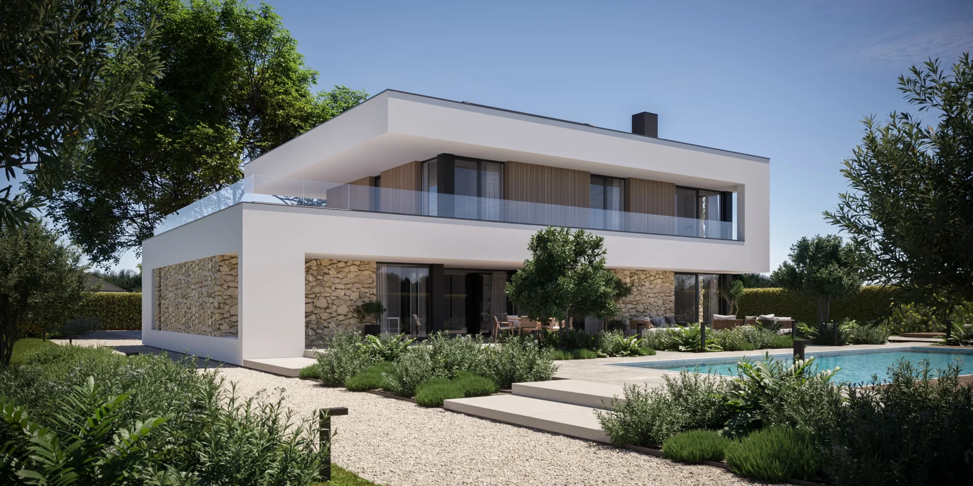 Gotowy projekt domu piętrowego, z dachem czterospadowym NewHouse 726 w1.