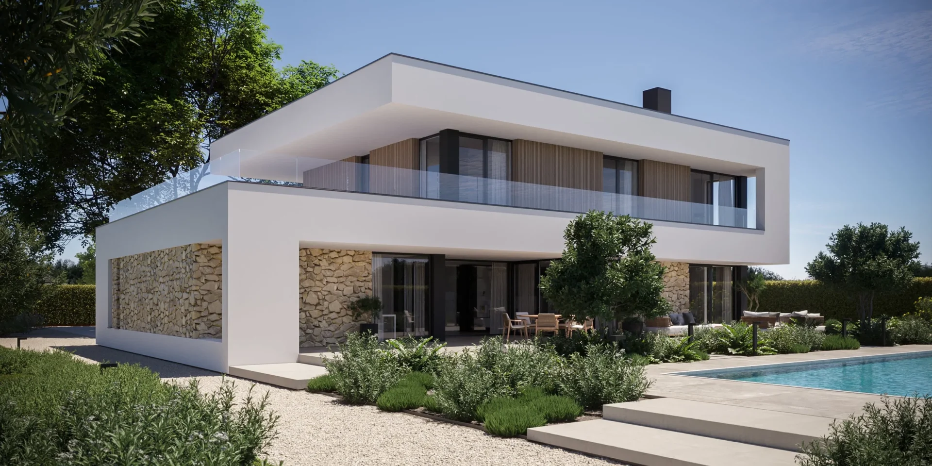 Katalogowy projekt rezydencji w stylu śródziemnomorskim - gotowy projekt domu New House 726 w1