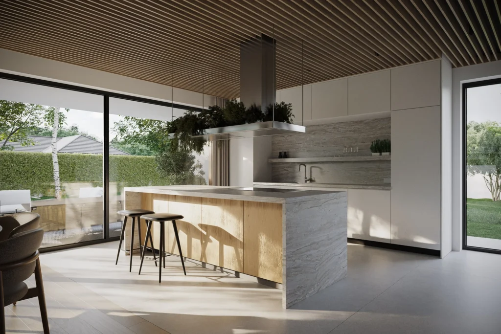 Gotowy projekt wnetrza domu w stylu nowoczesnej stodoly Modern House NewHouse 791 2