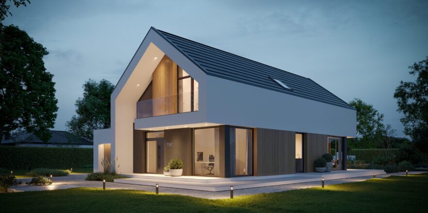 Projekt domu jednorodzinnego o powierzchni 150 m2 Modern House NewHouse 759
