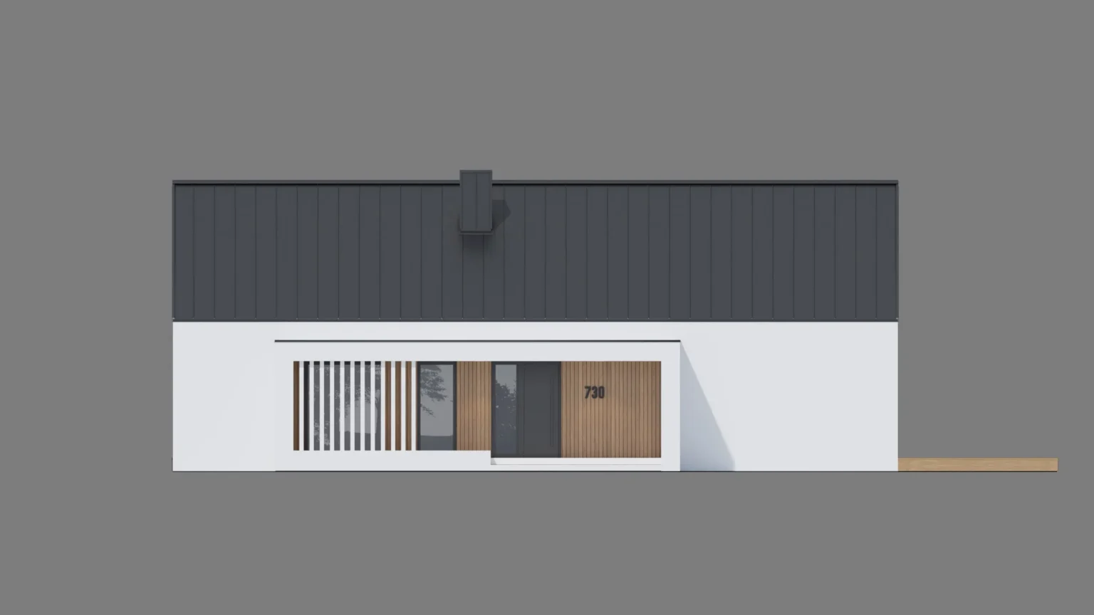 Elewacja frontowa projekt NewHouse 730
