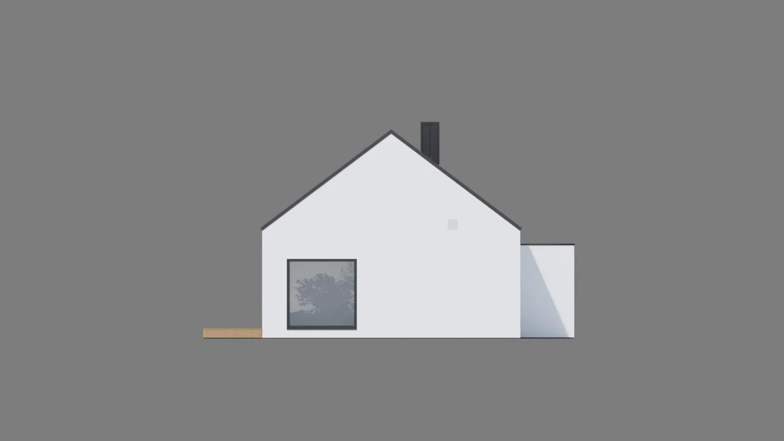 Elewacja boczna projekt NewHouse 730