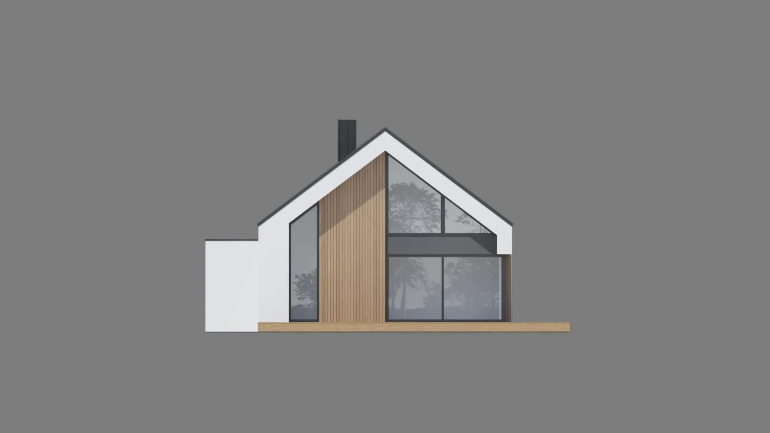 Elewacja boczna projekt NewHouse 730