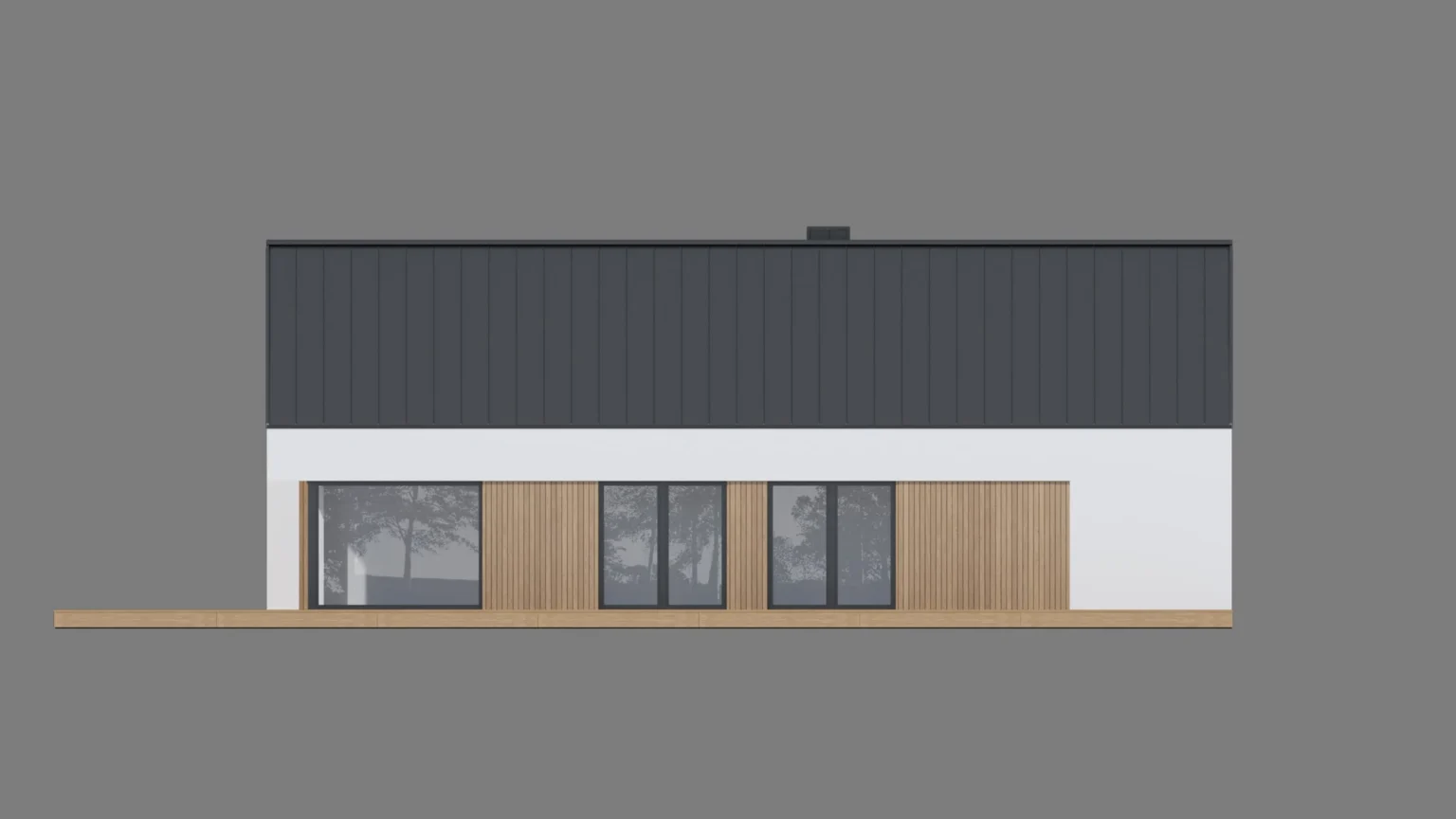 Elewacja tylna projekt NewHouse 730