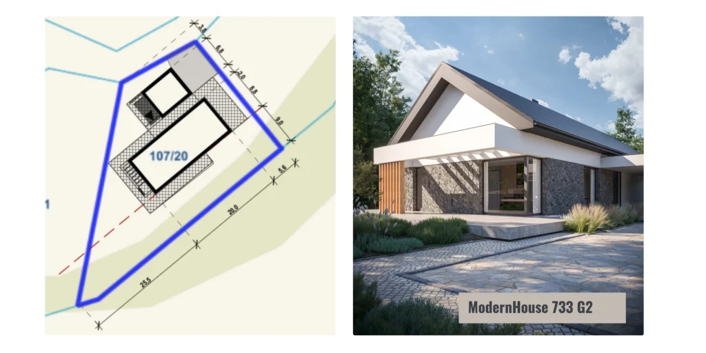 Analiza działki Modern House
