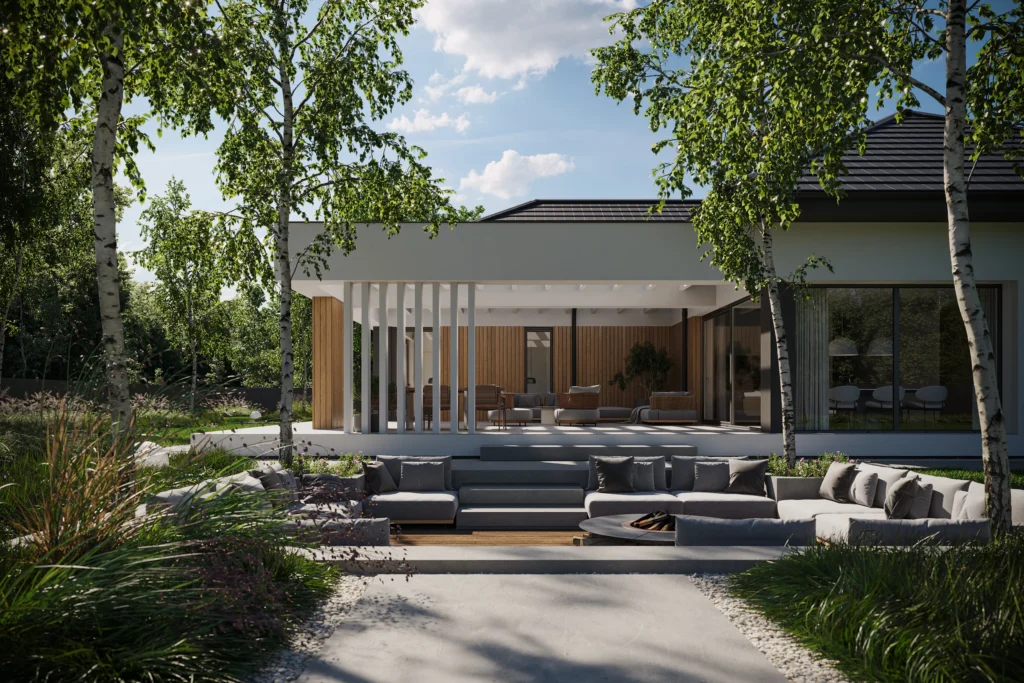 Prezentownik Modern House: podaruj pełnię szczęścia pod choinką! 25 16 Gotowy projekt parterowki do 170 metrow z 4 sypialniami NewHouse 725 w1 Modern House