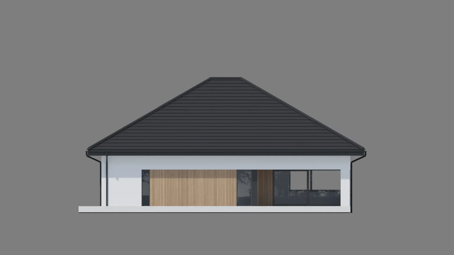 Elewacja ogrodowa Modern House NewHouse 770w1