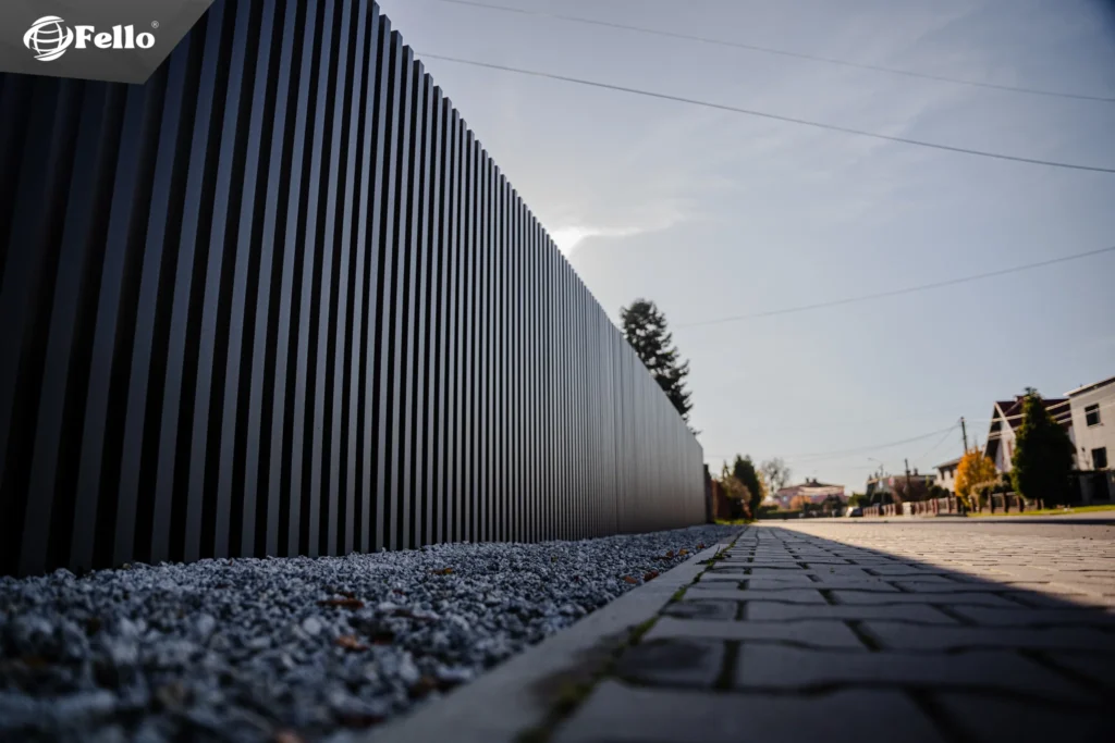 Fello ogrdzenie grzebieniowe dla nowoczenych domow
