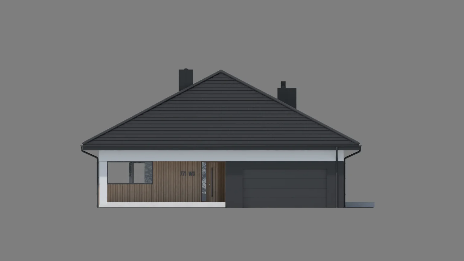 Elewacja frontowa projekt NewHouse 771 w3